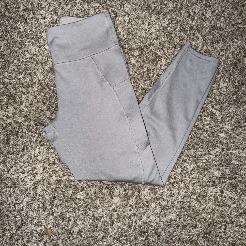Women's Gray Ankle Leggings